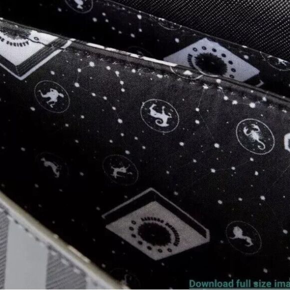 Loungefly Wednesday Addams Nevermore Uniform Cosplay Crossbody Bag black NWT - Picture 6 of 12